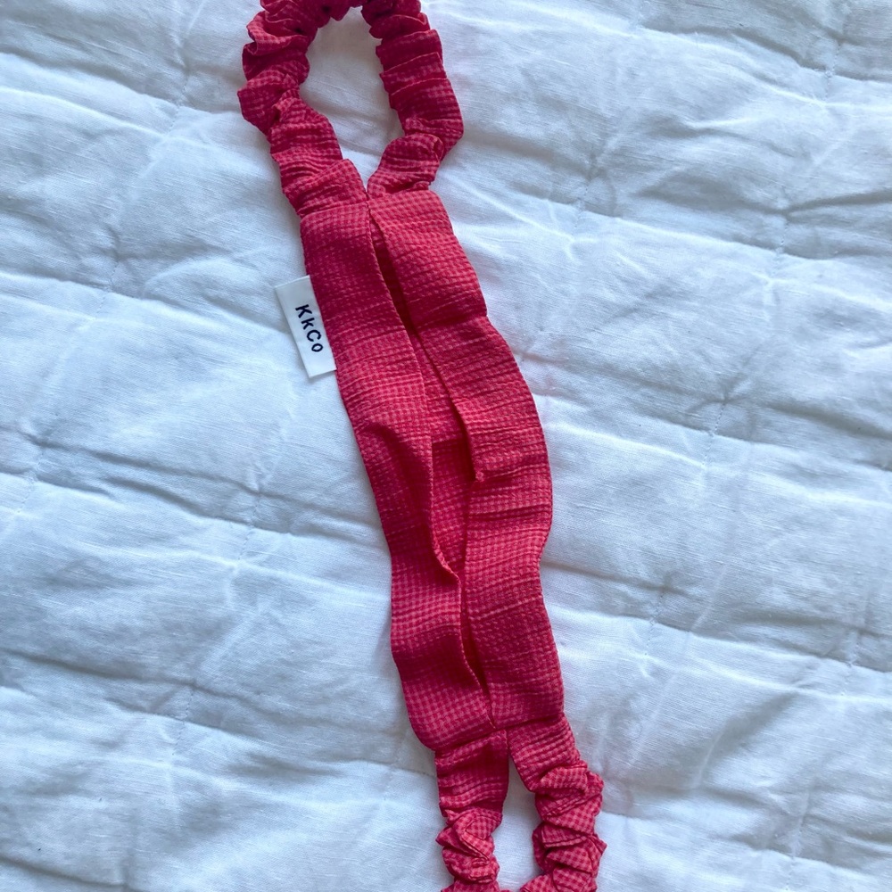 KkCo Studio Face Mask Red Check - Picture 5 of 5